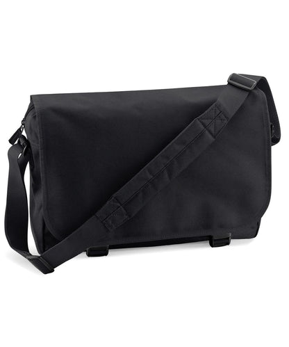 Bagbase Messenger bag BG021 - Black One size - Customisable Bags
