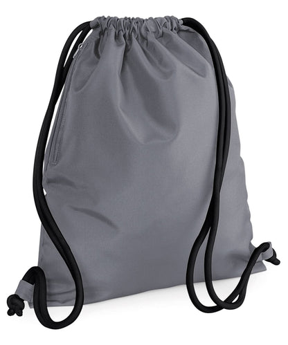 Bagbase Icon gymsac BG110 - Graphite Grey Black One size - Customisable Bags