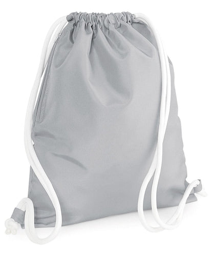 Bagbase Icon gymsac BG110 - Light Grey One size - Customisable Bags