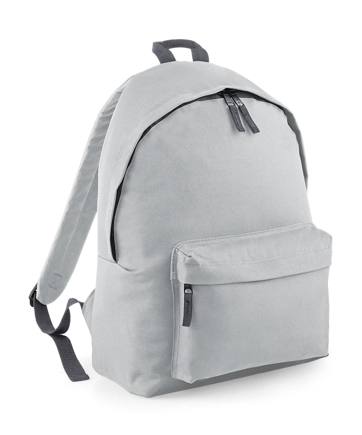 Bagbase Original fashion backpack BG125 - Light Grey Graphite Grey One size - Customisable Bags