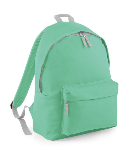 Bagbase Original fashion backpack BG125 - Mint Green Light Grey One size - Customisable Bags