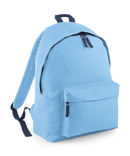 Bagbase Original fashion backpack BG125 - Sky Blue French Navy One size - Customisable Bags