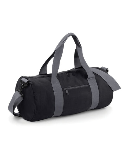 Bagbase Original barrel bag BG140 - Black Grey One size - Customisable Bags