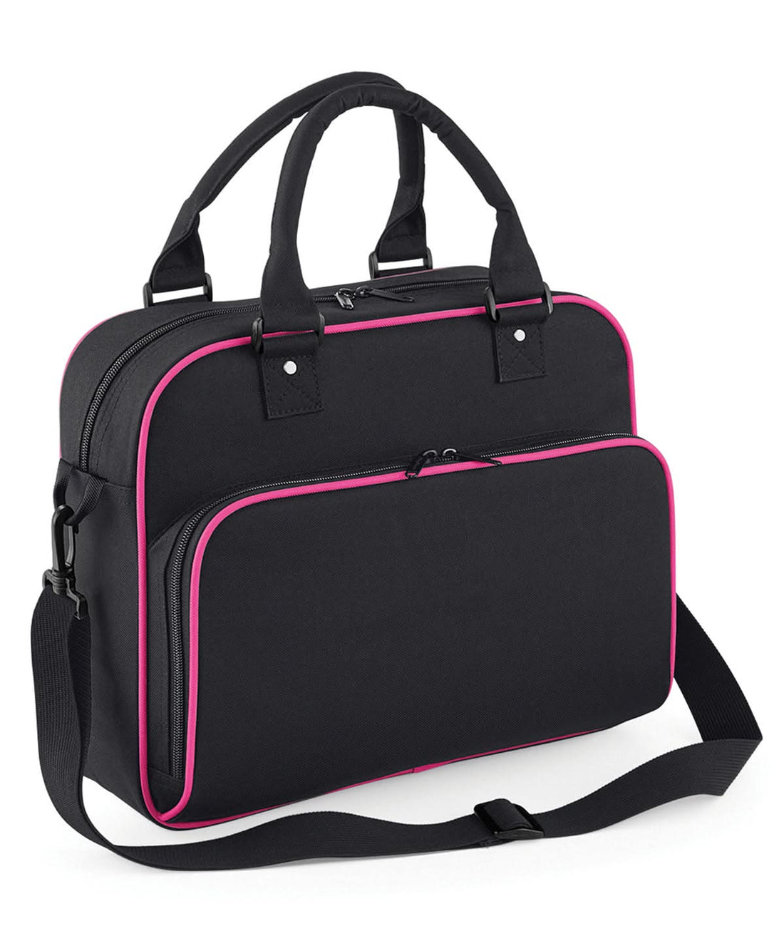 Bagbase Junior dance bag BG145 - Black Fuchsia One size - Customisable Bags