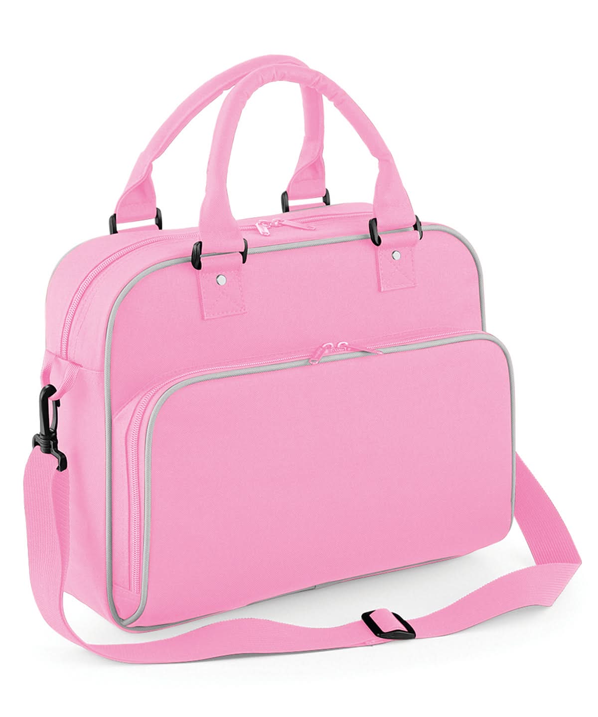Bagbase Junior dance bag BG145 - Classic Pink Light Grey One size - Customisable Bags