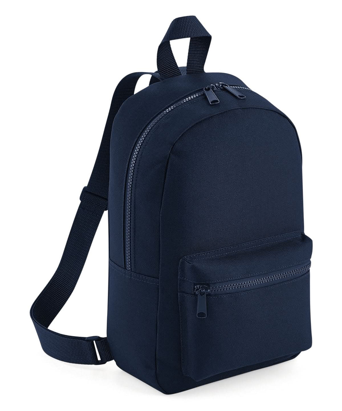 Bagbase Mini essential fashion backpack BG153 - French Navy One size - Customisable Bags