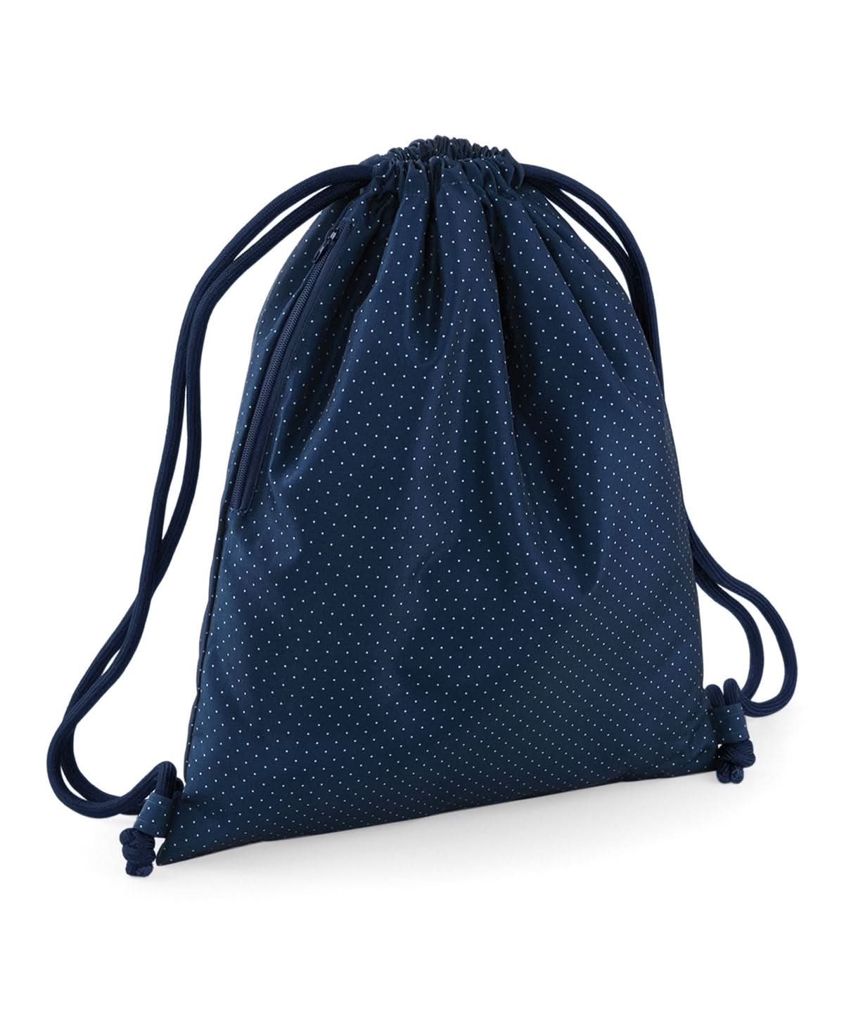 Bagbase Graphic gymsac BG180 - Navy Polka Dot One size - Customisable Bags