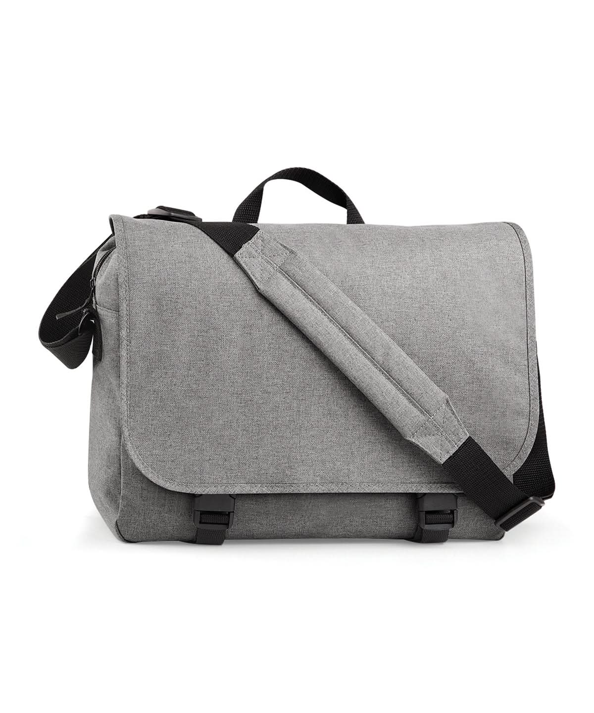 Bagbase Two tone digital messenger BG218 - Grey Marl One size - Customisable Bags