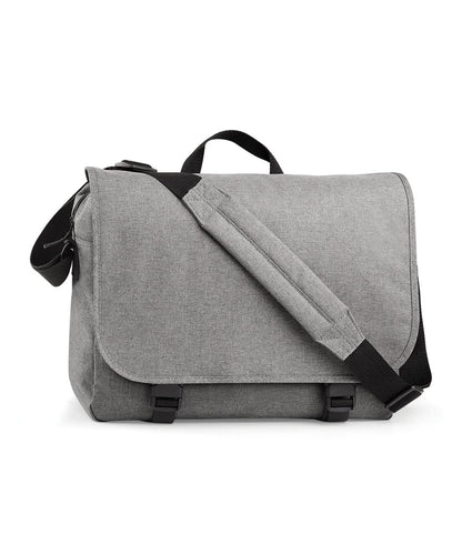 Bagbase Two tone digital messenger BG218 - Grey Marl One size - Customisable Bags