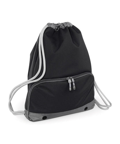 Bagbase Athleisure gymsac BG542 - Black One size - Customisable Bags