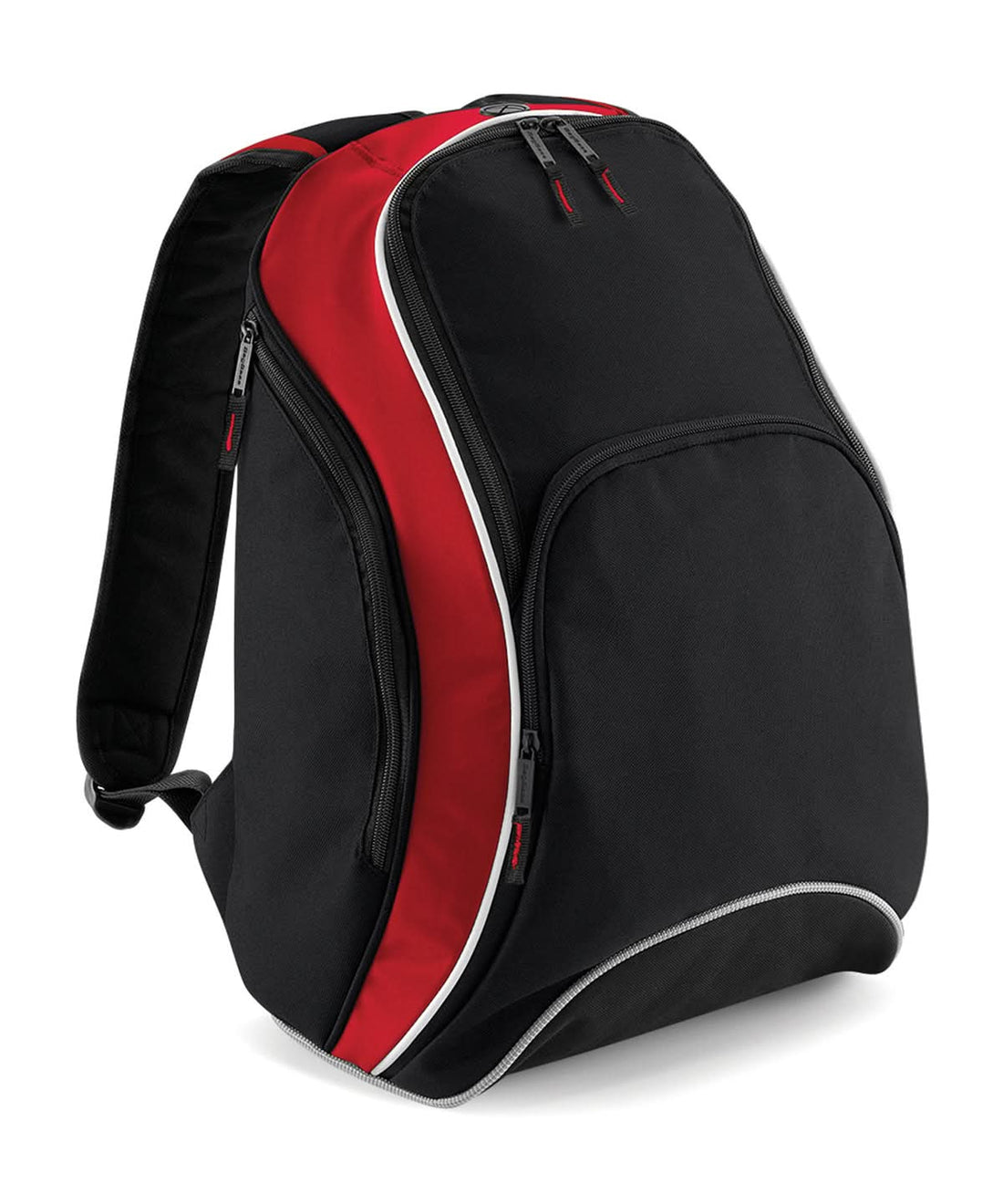 Bagbase Teamwear backpack BG571 - Black Classic Red White One size - Customisable Bags