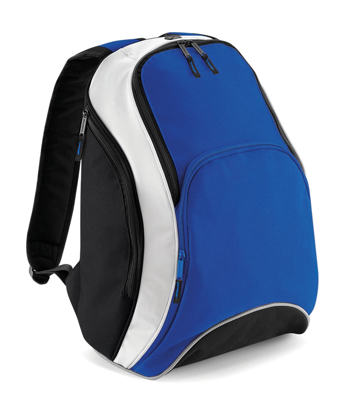 Bagbase Teamwear backpack BG571 - Bright Royal Black White One size - Customisable Bags