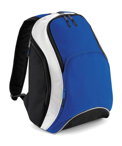 Bagbase Teamwear backpack BG571 - Bright Royal Black White One size - Customisable Bags