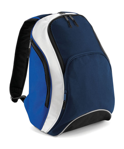 Bagbase Teamwear backpack BG571 - French Navy Bright Royal White One size - Customisable Bags