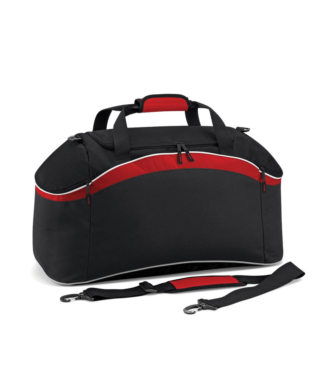 Bagbase Teamwear holdall BG572 - Black Classic Red White One size - Customisable Bags