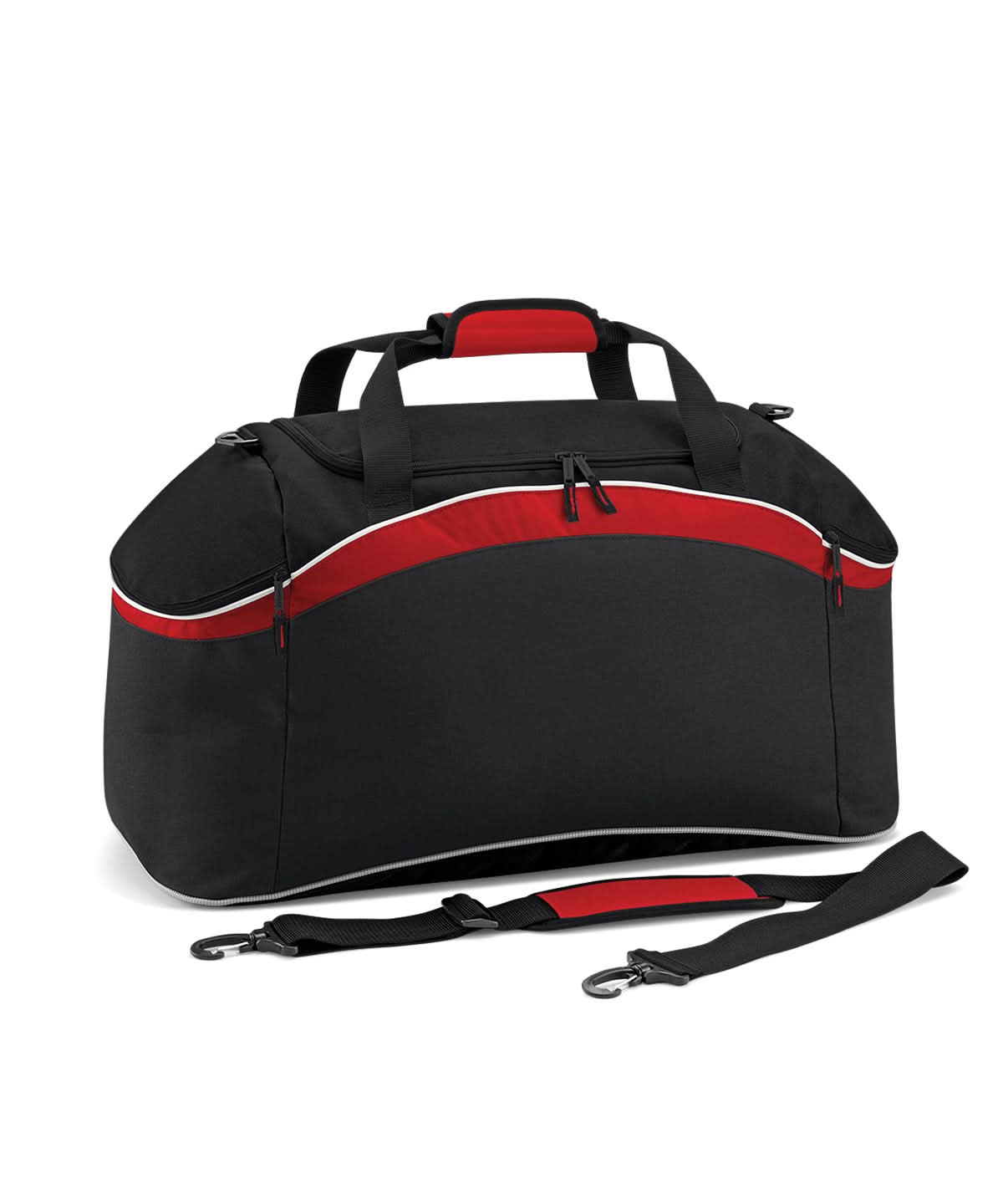 Bagbase Teamwear holdall BG572 - Black Classic Red White One size - Customisable Bags