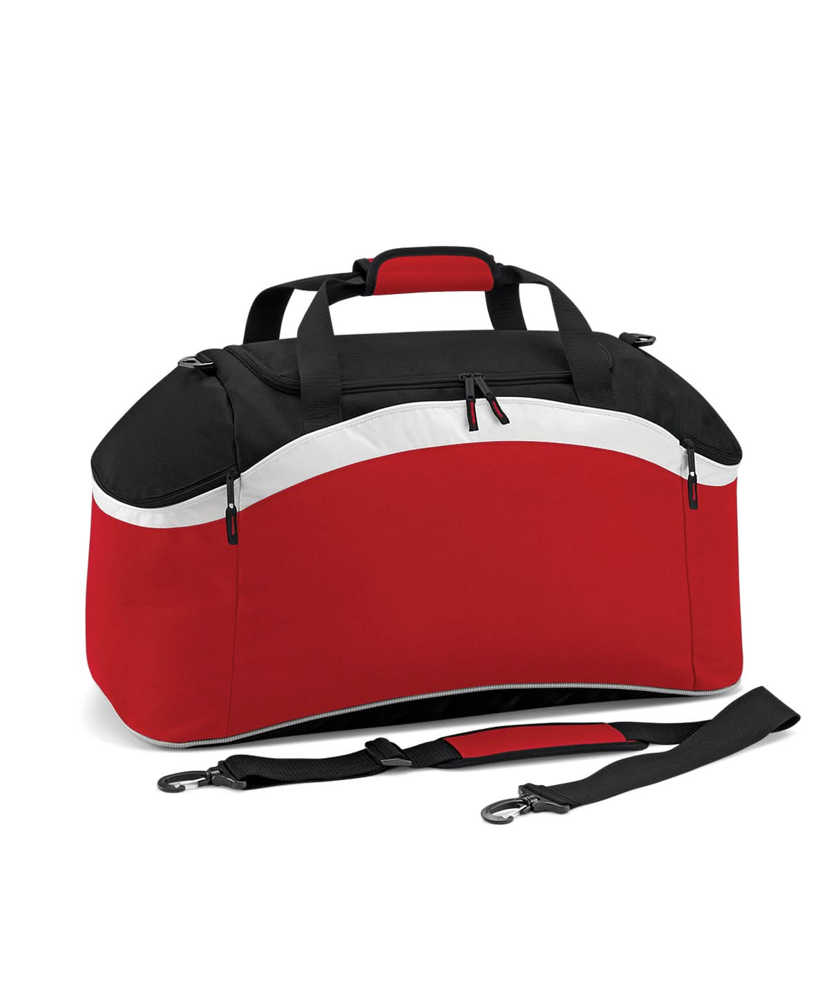Bagbase Teamwear holdall BG572 - Classic Red Black White One size - Customisable Bags
