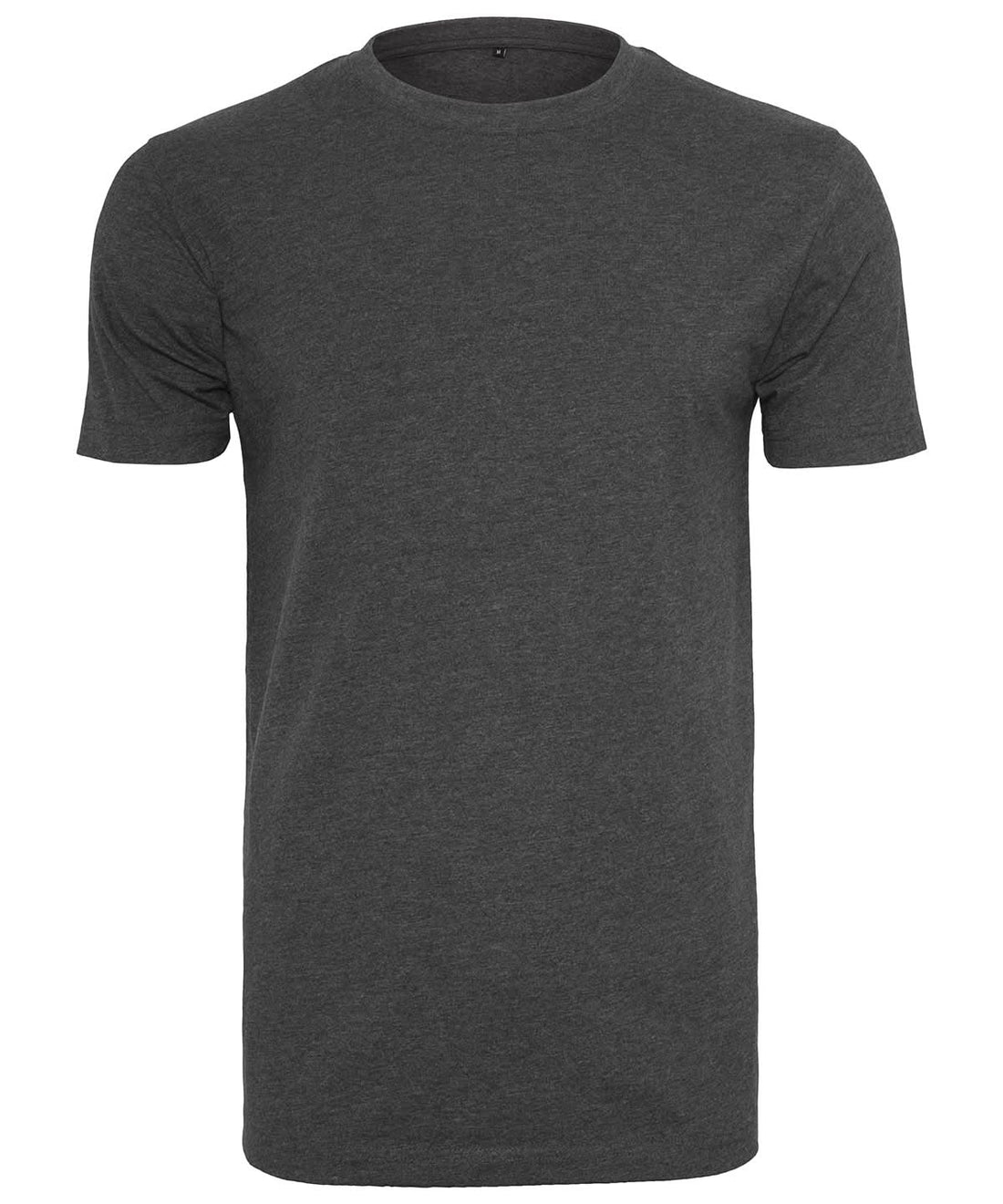 Build Your Brand BYB T shirt round neck Charcoal BY004 - Charcoal - Customisable T-Shirts