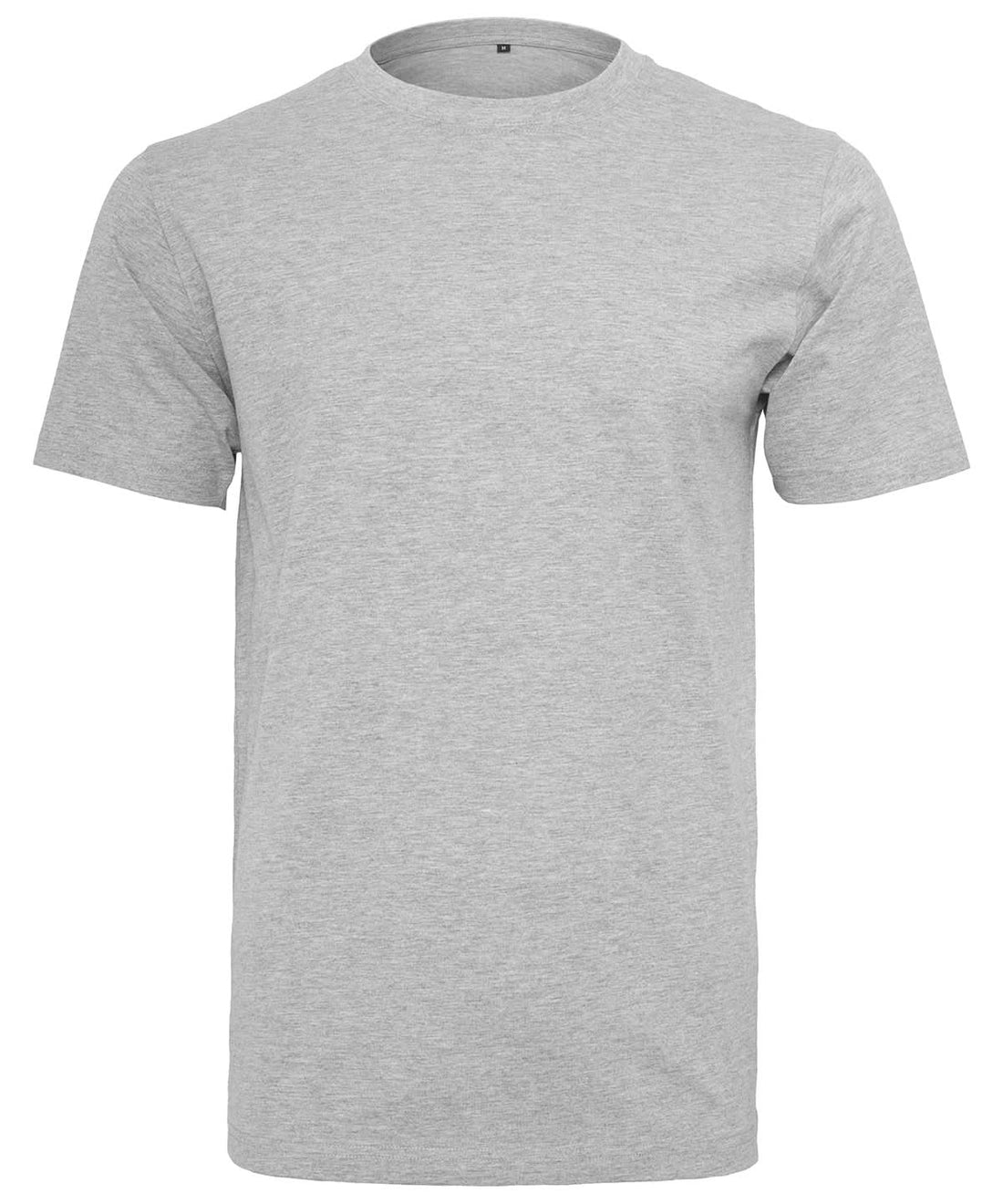 Build Your Brand BYB T shirt round neck Heather Grey BY004 - Heather Grey - Customisable T-Shirts