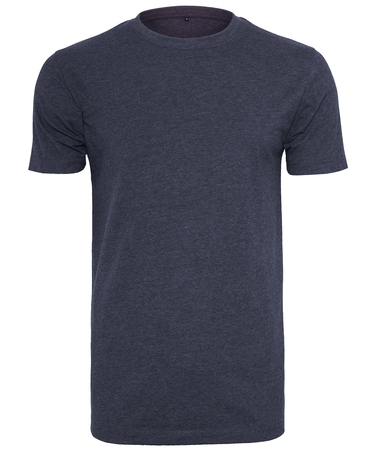 Build Your Brand BYB T shirt round neck Navy BY004 - Navy - Customisable T-Shirts