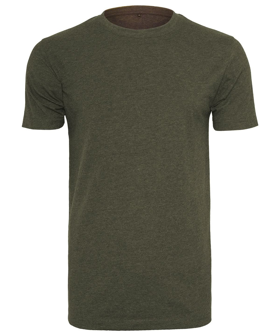 Build Your Brand BYB T shirt round neck Olive BY004 - Olive - Customisable T-Shirts