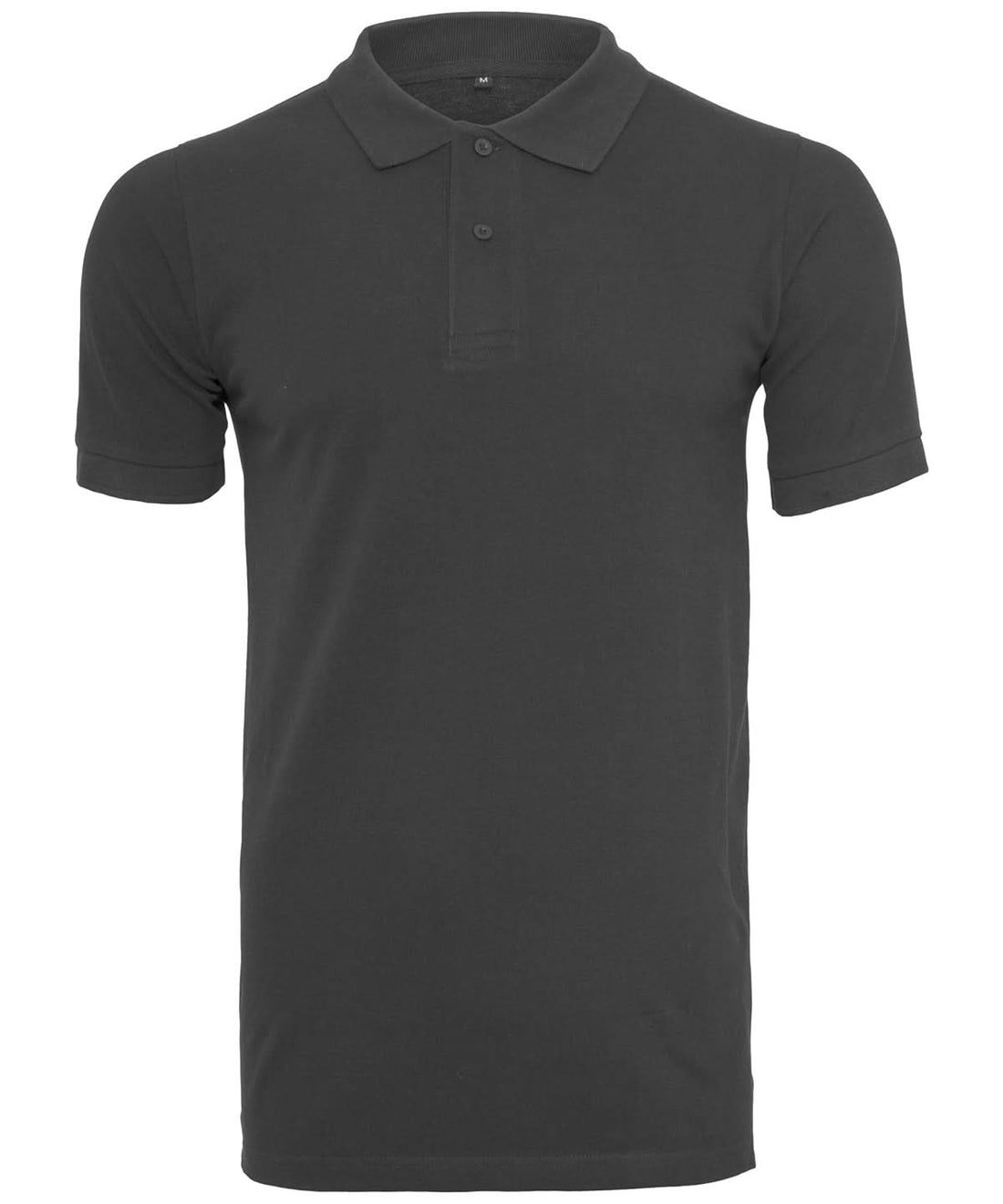 Build Your Brand BYB Piqu polo shirt BY008 - Black - Customisable Polos