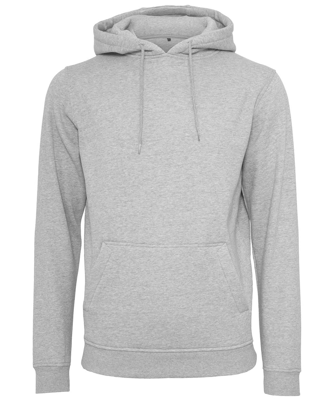 Build Your Brand BYB Heavy hoodie Heather Grey BY011 - Heather Grey - Customisable Hoodies