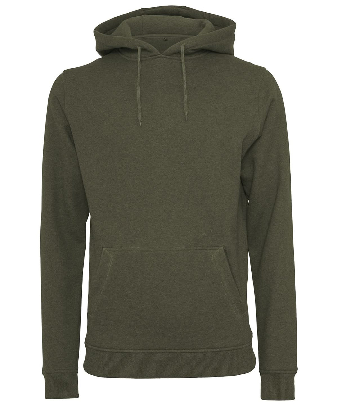Build Your Brand BYB Heavy hoodie Olive BY011 - Olive - Customisable Hoodies