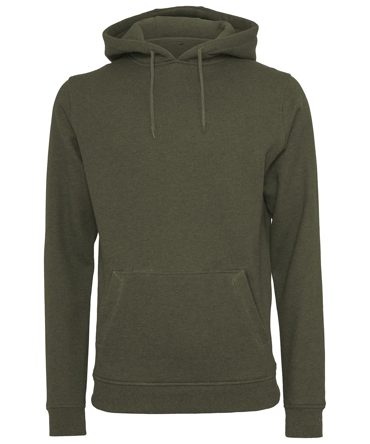 Build Your Brand BYB Heavy hoodie Olive BY011 - Olive - Customisable Hoodies