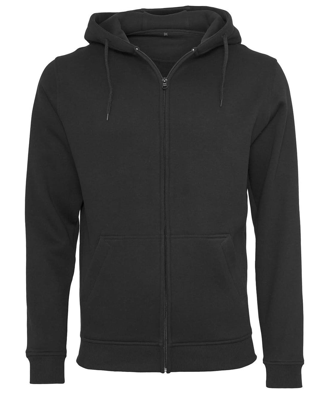 Build Your Brand BYB Heavy zip hoodie BY012 - Black - Customisable Hoodies