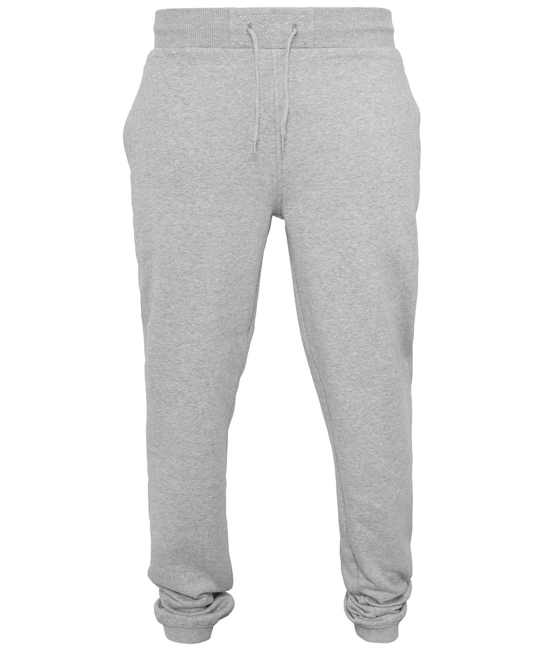 Build Your Brand BYB Heavy sweatpants BY014 - Heather Grey - Customisable Sweatpants
