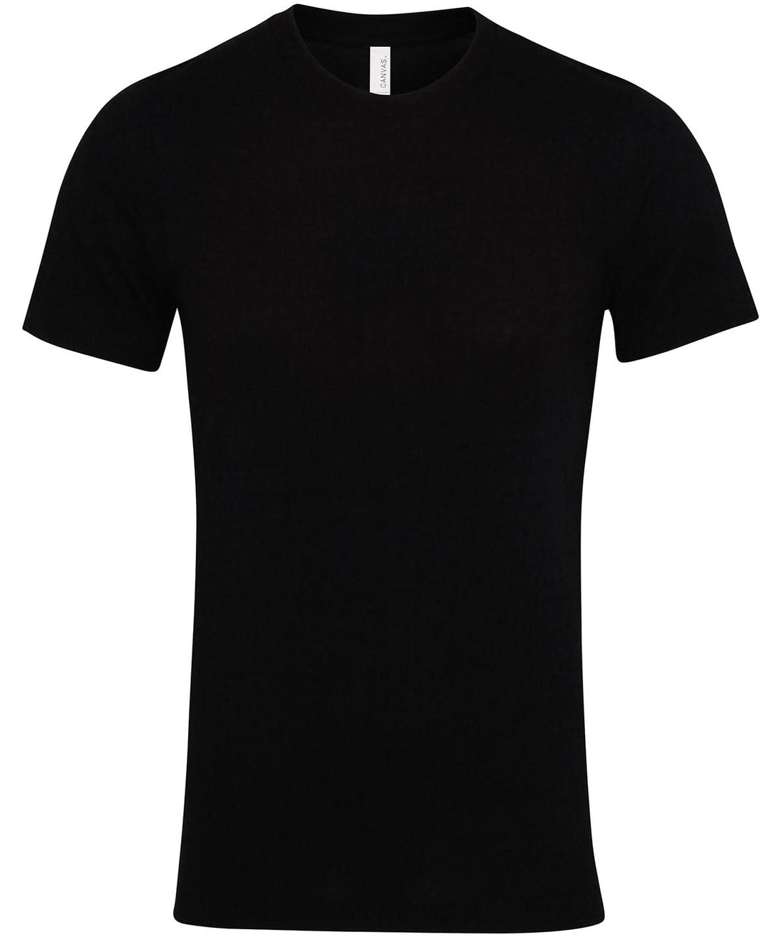 Bella Canvas Unisex Jersey crew neck t shirt Black CV001 - Black - Customisable T-Shirts