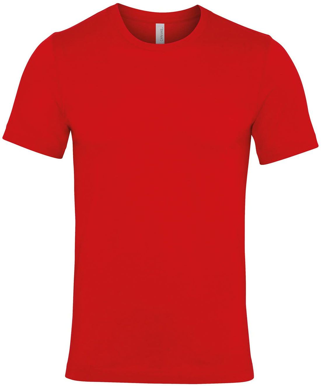 Bella Canvas Unisex Jersey crew neck t shirt Red CV001 - Canvas Red - Customisable T-Shirts