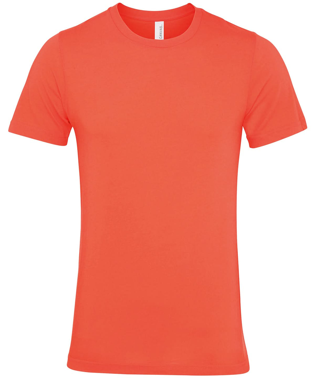 Bella Canvas Unisex Jersey crew neck t shirt Coral CV001 - Coral - Customisable T-Shirts