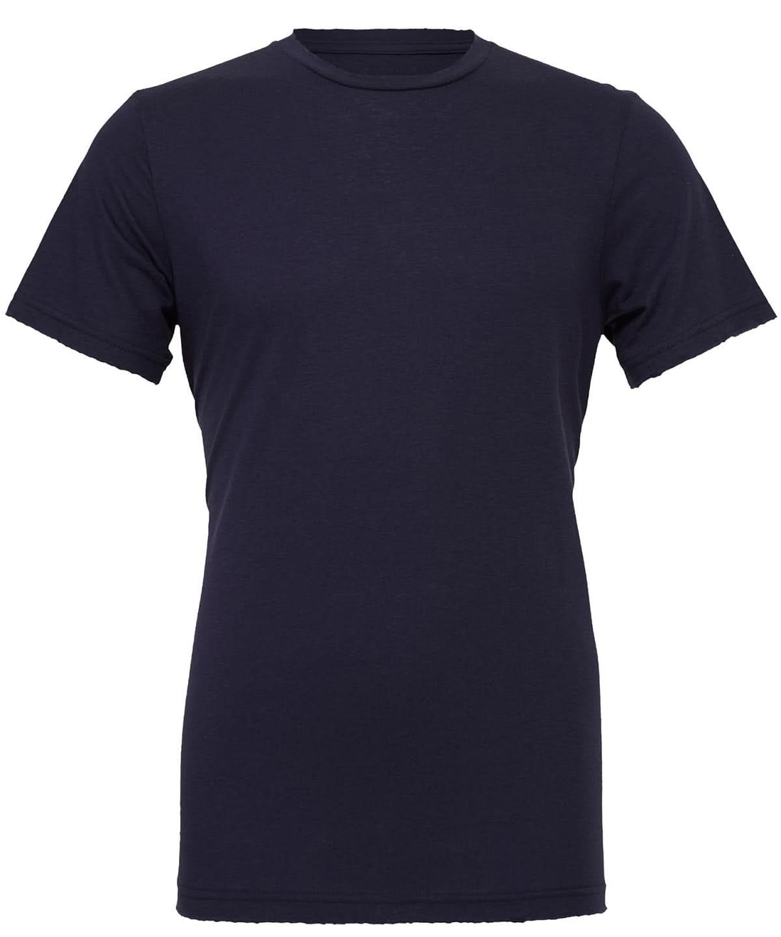 Bella Canvas Unisex Jersey crew neck t shirt Navy CV001 - Navy - Customisable T-Shirts