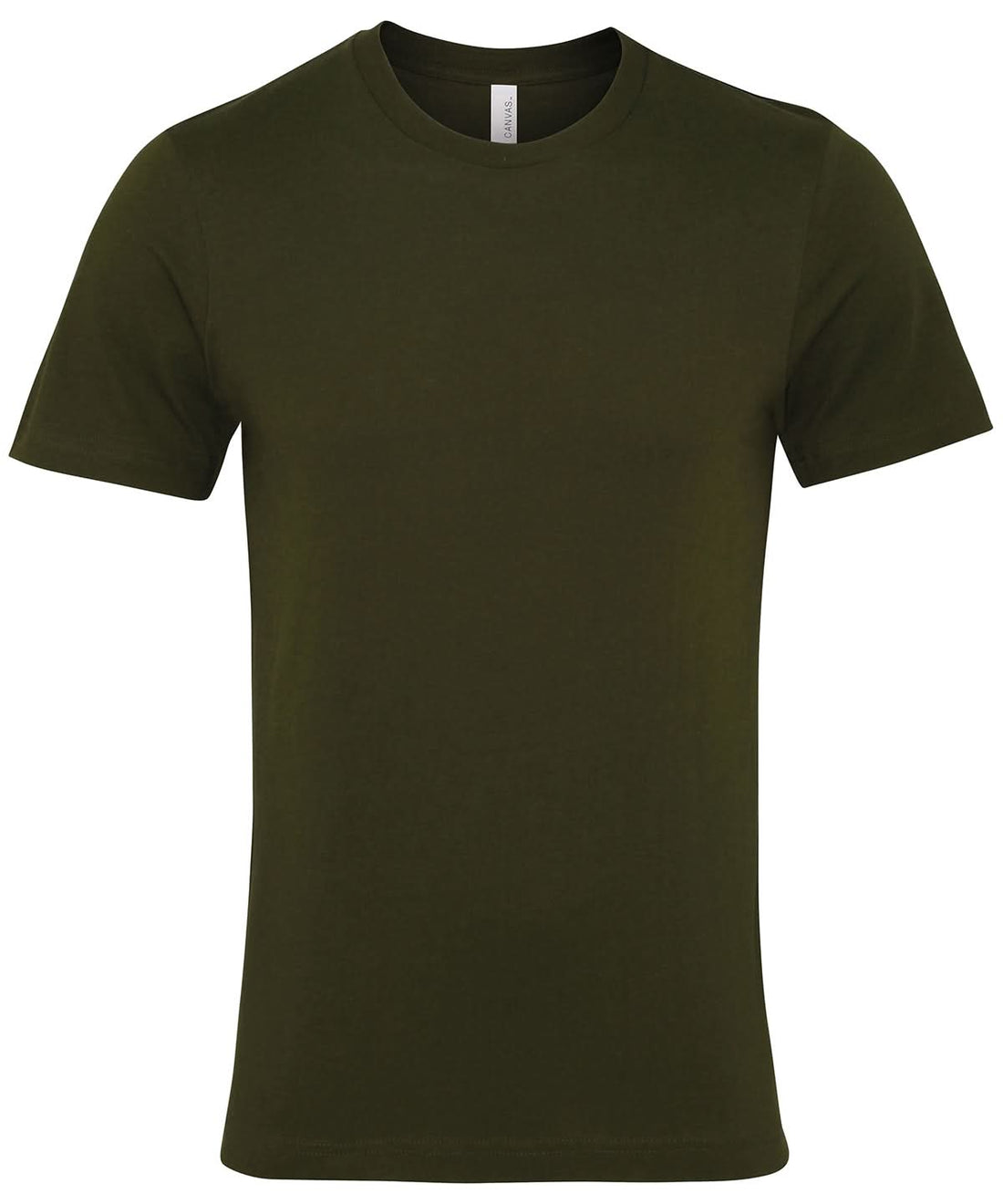 Bella Canvas Unisex Jersey crew neck t shirt Olive CV001 - Olive - Customisable T-Shirts