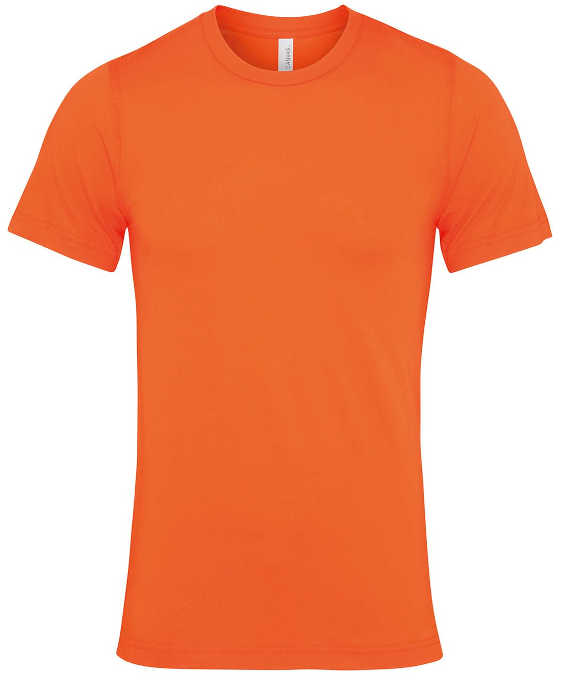 Bella Canvas Unisex Jersey crew neck t shirt Orange CV001 - Orange - Customisable T-Shirts