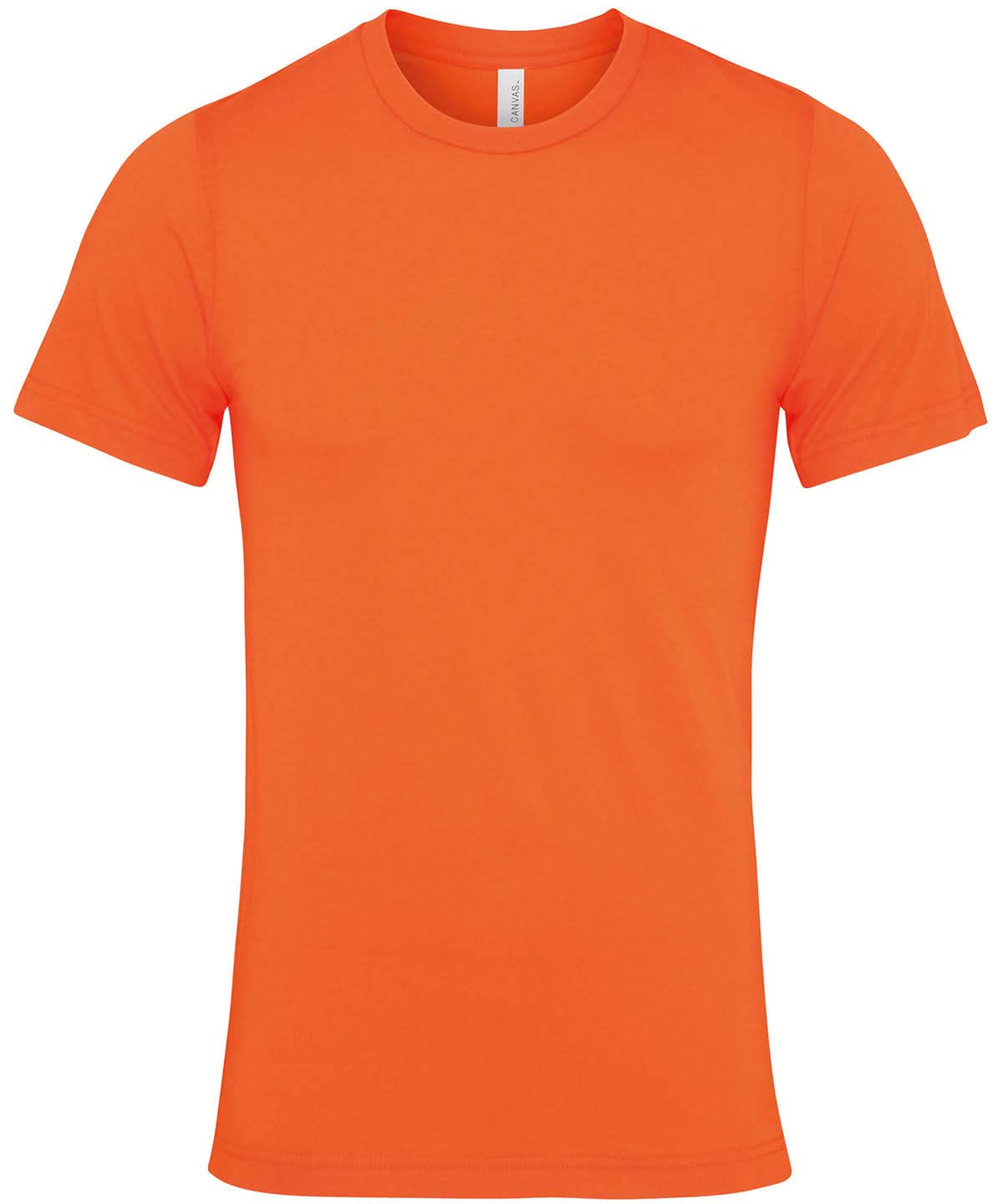 Bella Canvas Unisex Jersey crew neck t shirt Orange CV001 - Orange - Customisable T-Shirts