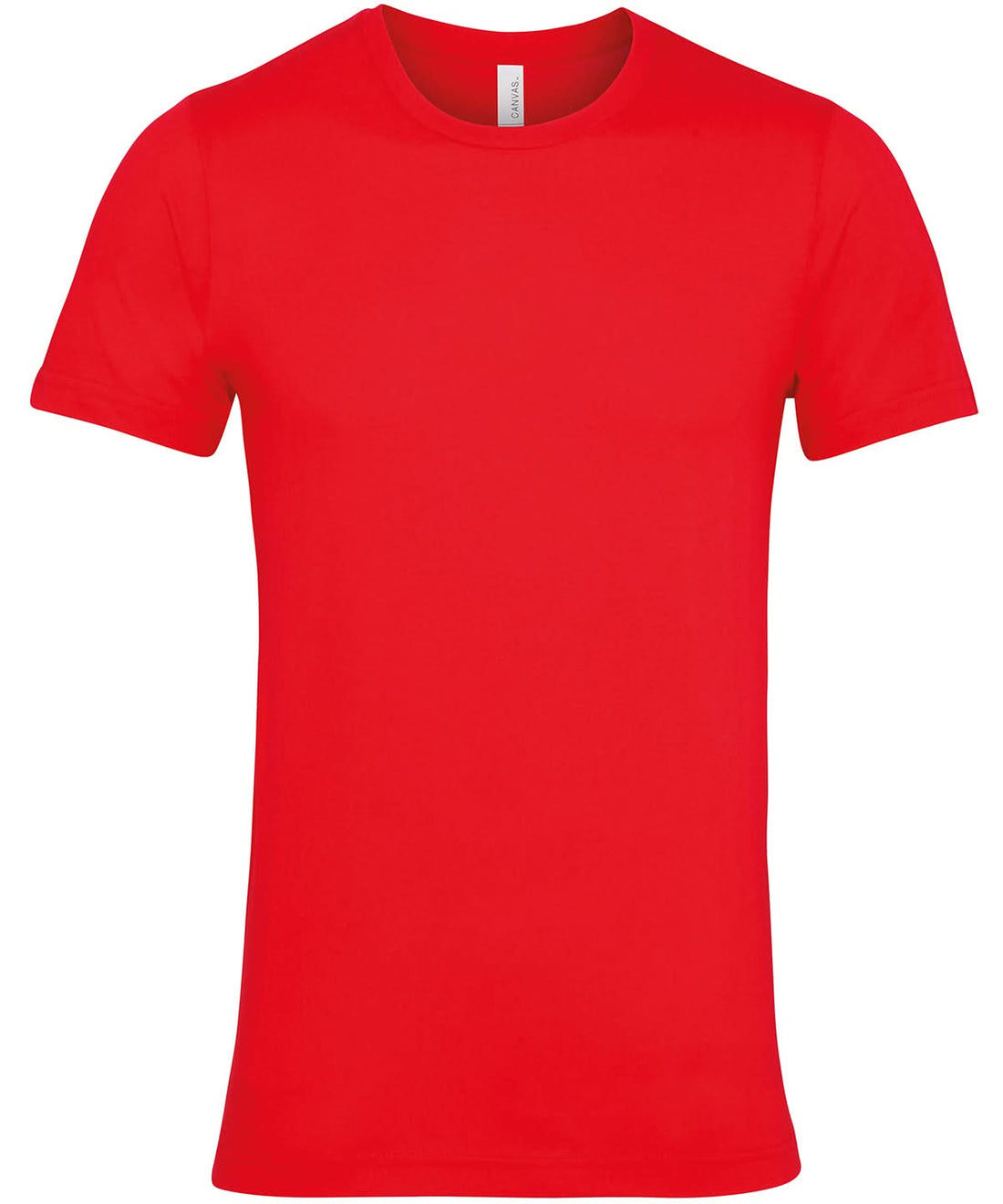 Bella Canvas Unisex Jersey crew neck t shirt Red CV001 - Red - Customisable T-Shirts