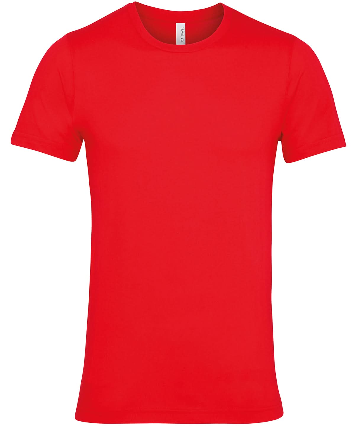 Bella Canvas Unisex Jersey crew neck t shirt Red CV001 - Red - Customisable T-Shirts