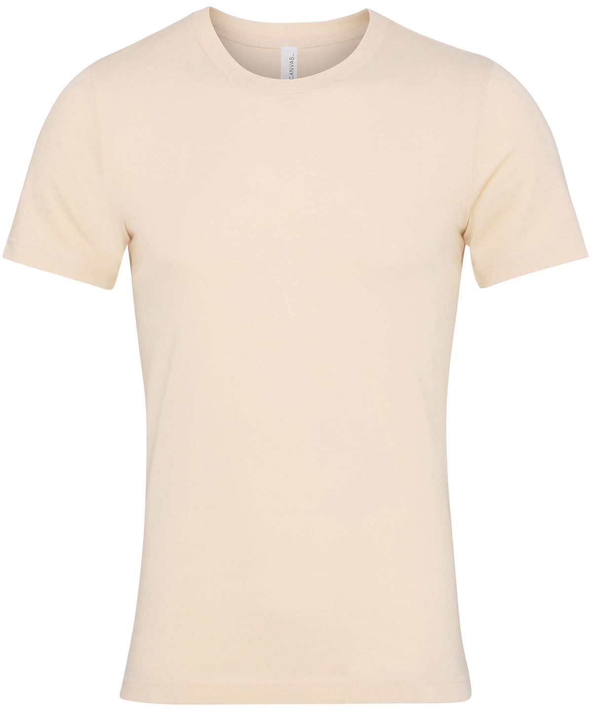 Bella Canvas Unisex Jersey crew neck t shirt Soft Cream CV001 - Soft Cream - Customisable T-Shirts