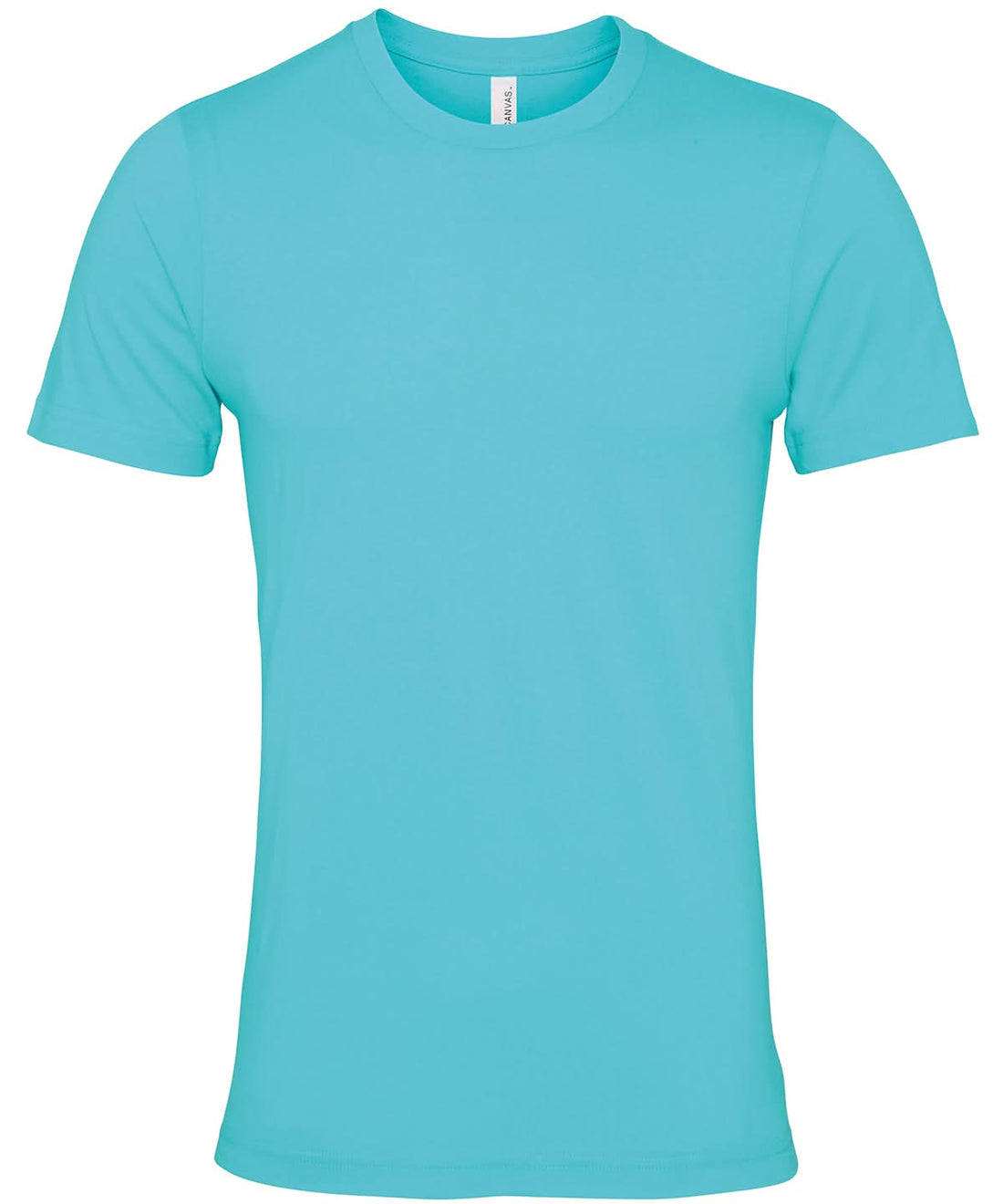 Bella Canvas Unisex Jersey crew neck t shirt Teal CV001 - Teal - Customisable T-Shirts