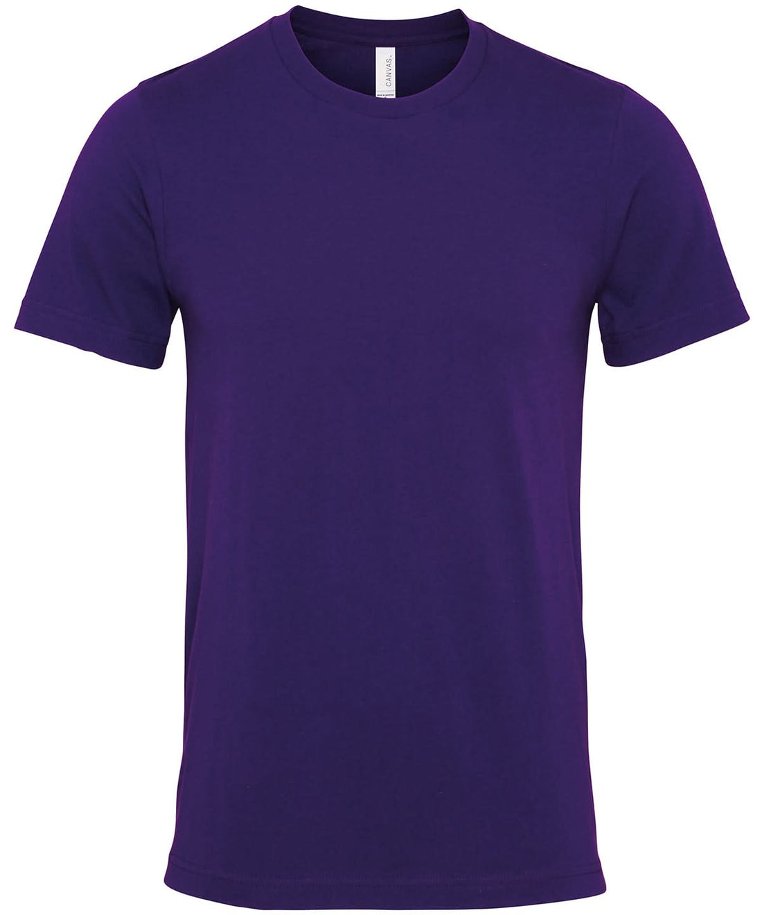 Bella Canvas Unisex Jersey crew neck t shirt Team Purple CV001 - Team Purple - Customisable T-Shirts