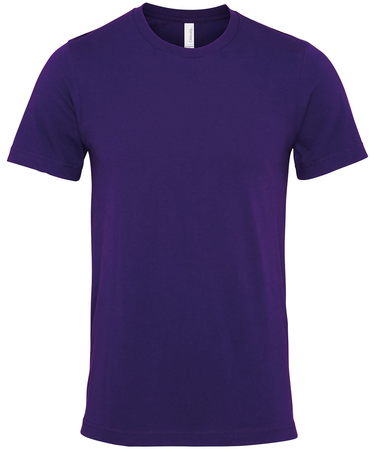 Bella Canvas Unisex Jersey crew neck t shirt Team Purple CV001 - Team Purple - Customisable T-Shirts