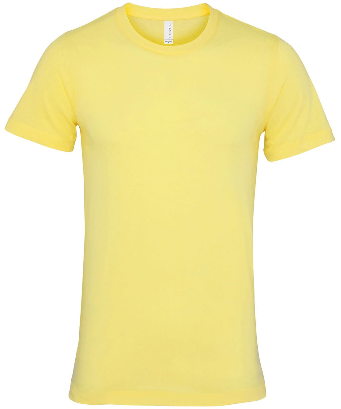 Bella Canvas Unisex Jersey crew neck t shirt Yellow CV001 - Yellow - Customisable T-Shirts