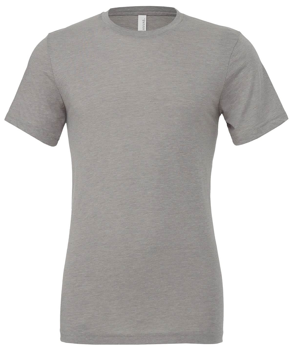 Bella Canvas Unisex triblend crew neck t shirt Athletic Grey Triblend CV003 - Athletic Grey Triblend - Customisable T-Shirts