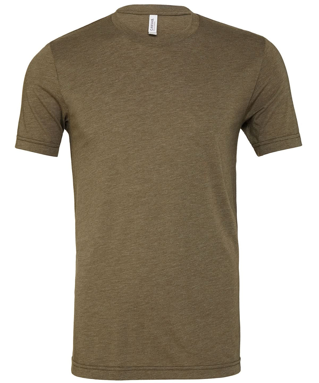 Bella Canvas Unisex triblend crew neck t shirt Olive Triblend CV003 - Olive Triblend - Customisable T-Shirts