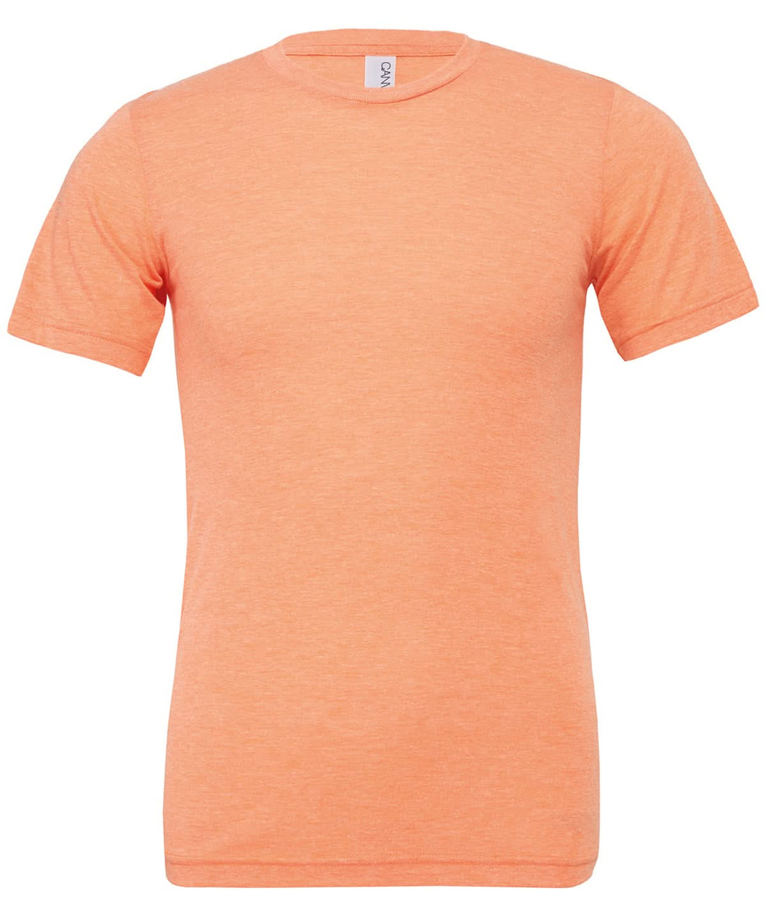 Bella Canvas Unisex triblend crew neck t shirt Orange Triblend CV003 - Orange Triblend - Customisable T-Shirts
