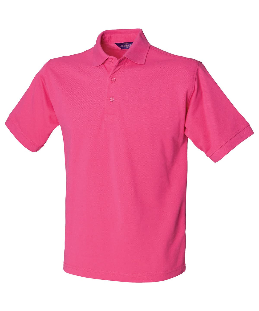 Henbury 6535 Classic Piqu Polo Shirt Fuchsia HB400 - Fuchsia - Customisable Polos