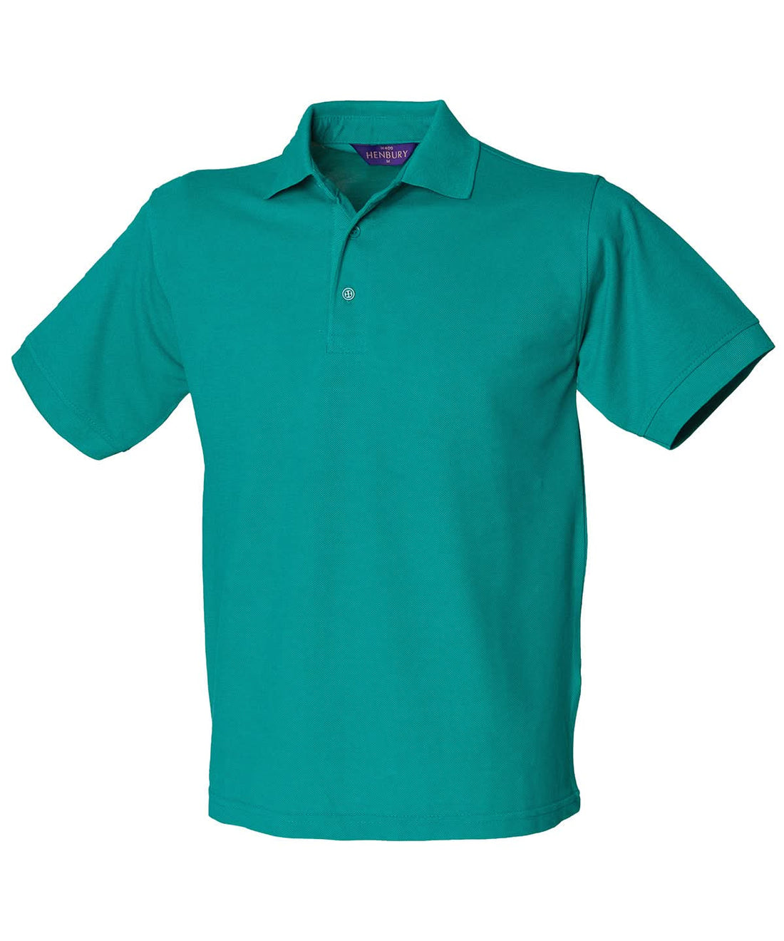 Henbury 6535 Classic Piqu Polo Shirt Jade HB400 - Jade - Customisable Polos